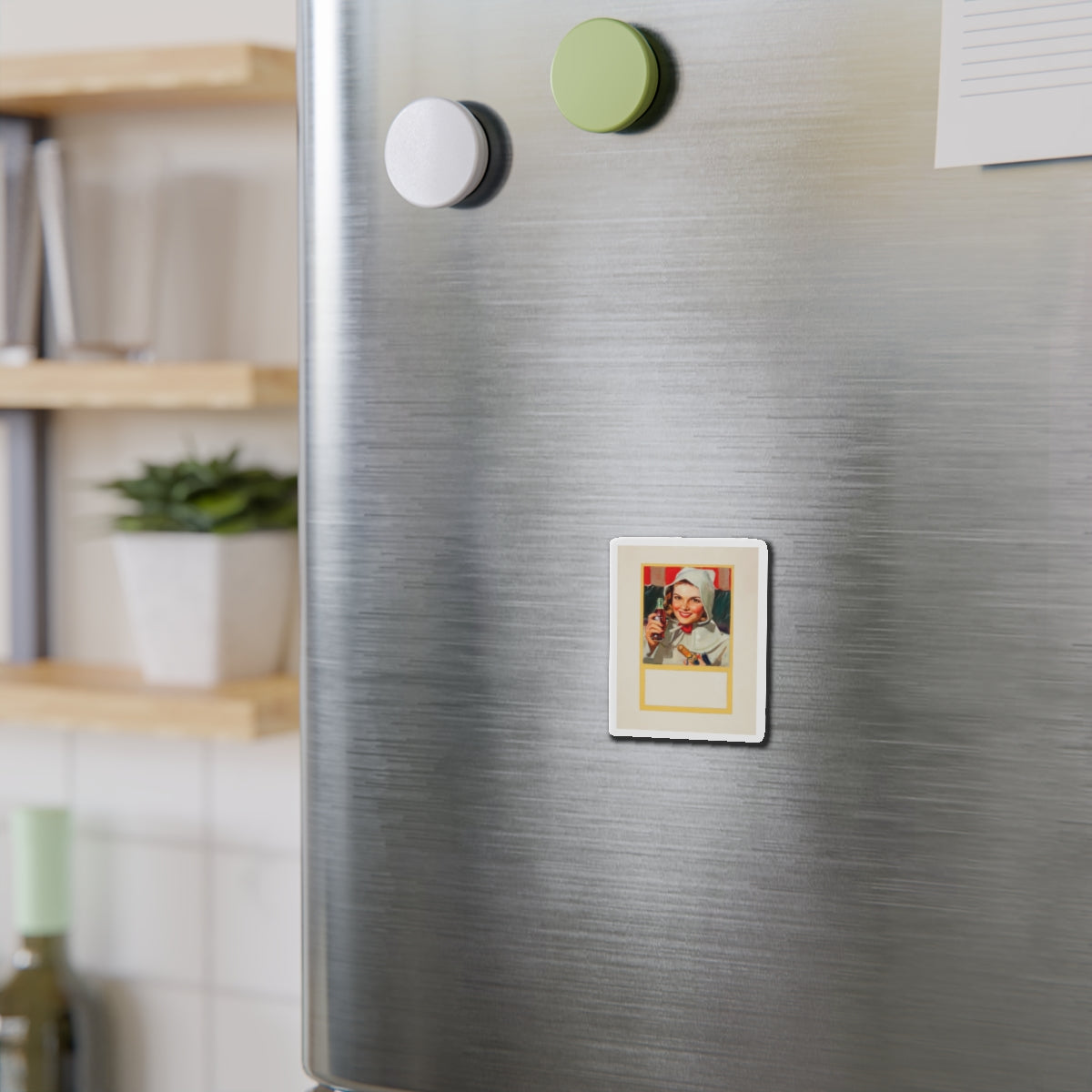 Coca-Cola, advertising illustration (Magazine Illustration) Refrigerator Magnet-The Sticker Space