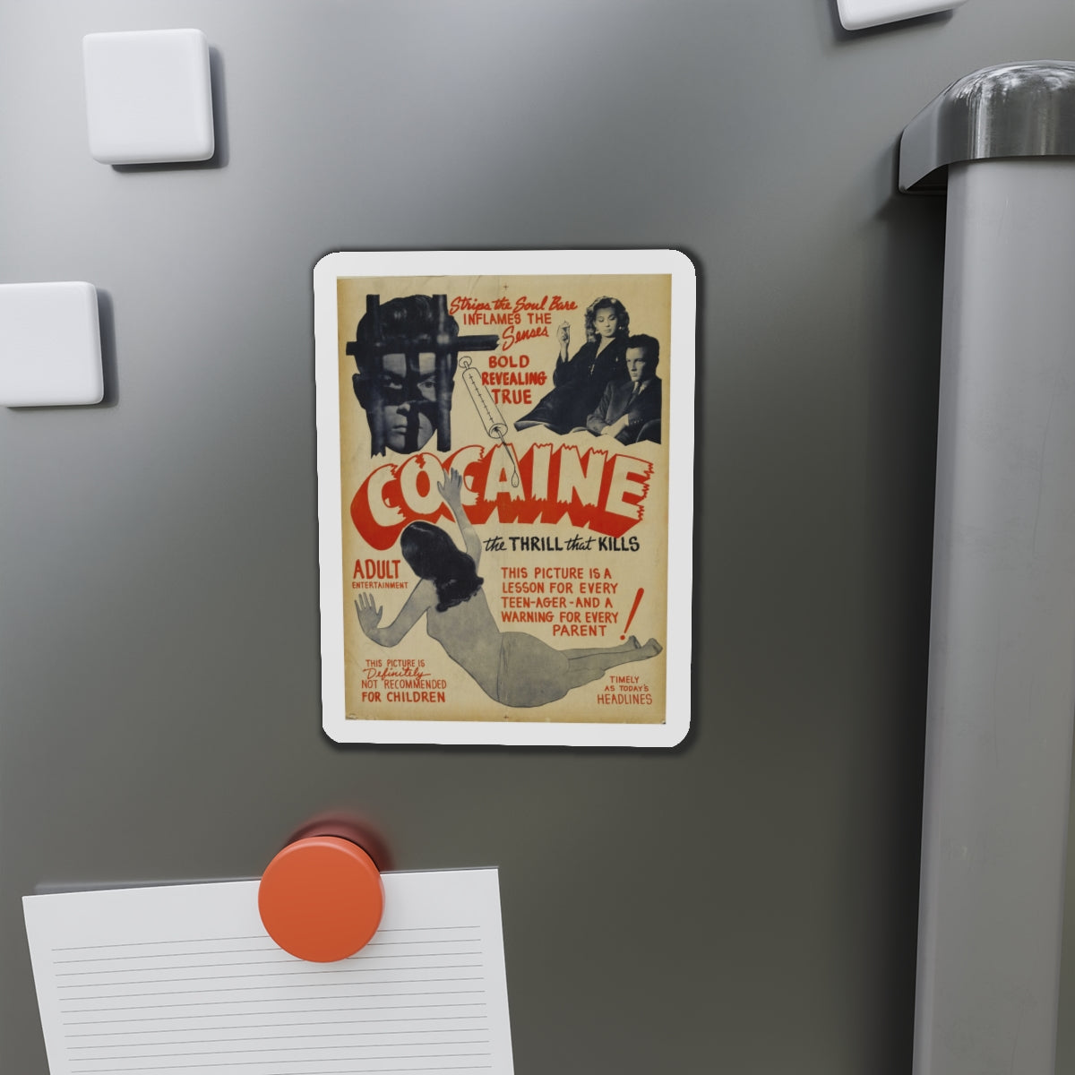 COCAINE (THE PACE THAT KILLS) 1935 Movie Poster - Die-Cut Magnet-The Sticker Space