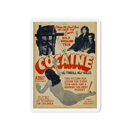 COCAINE (THE PACE THAT KILLS) 1935 Movie Poster - Die-Cut Magnet-4" x 4"-The Sticker Space