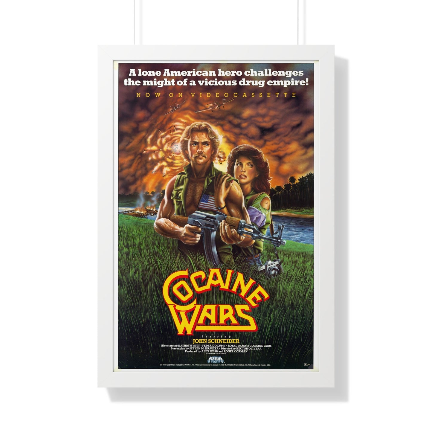 COCAINE WARS 1985 - Framed Movie Poster-20" x 30"-The Sticker Space