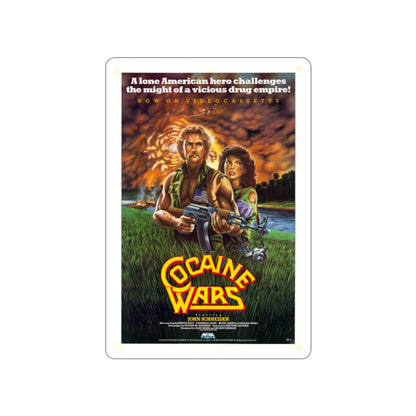 COCAINE WARS 1985 Movie Poster STICKER Vinyl Die-Cut Decal-2 Inch-The Sticker Space