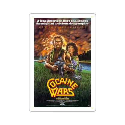 COCAINE WARS 1985 Movie Poster - STICKER Vinyl Kiss-Cut Decal 3 Inch White - The Sticker Space