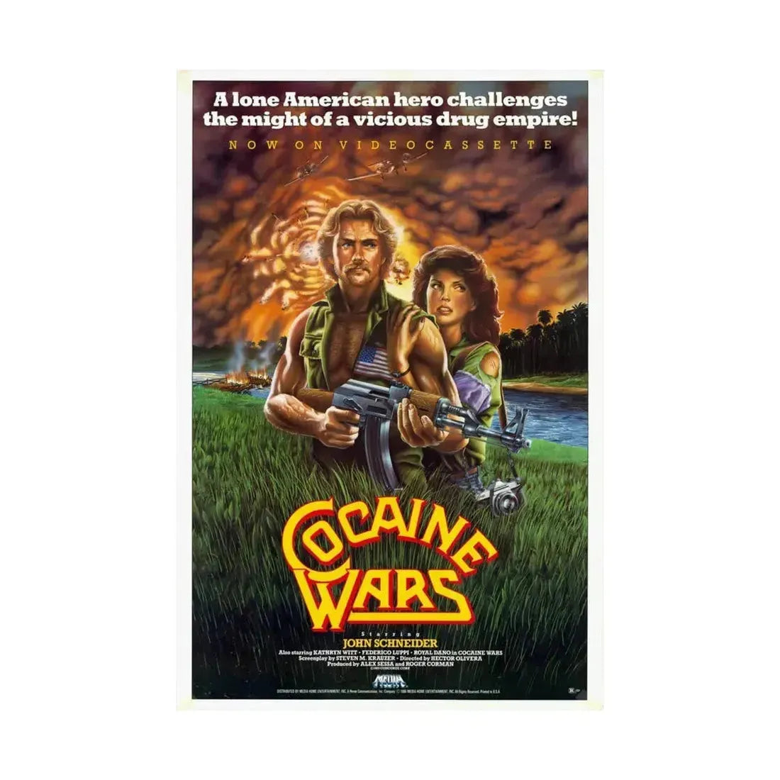COCAINE WARS 1985 - Paper Movie Poster - The Sticker Space