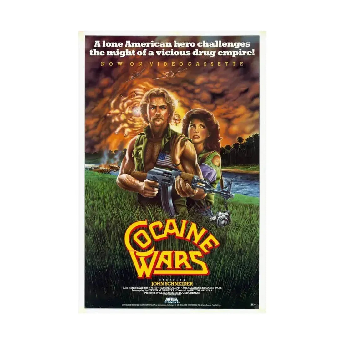 COCAINE WARS 1985 - Paper Movie Poster - The Sticker Space
