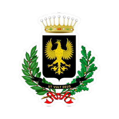 Cocconato-Stemma (Italy) (Coat of Arms) STICKER Vinyl Kiss-Cut Decal 2 Inch White - The Sticker Space