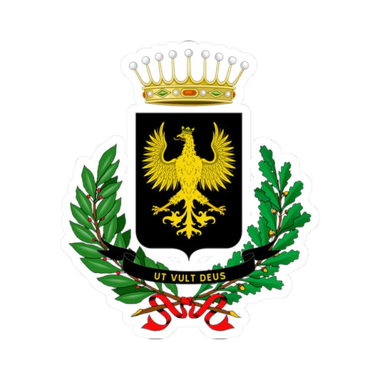 Cocconato-Stemma (Italy) (Coat of Arms) STICKER Vinyl Kiss-Cut Decal 2 Inch White - The Sticker Space