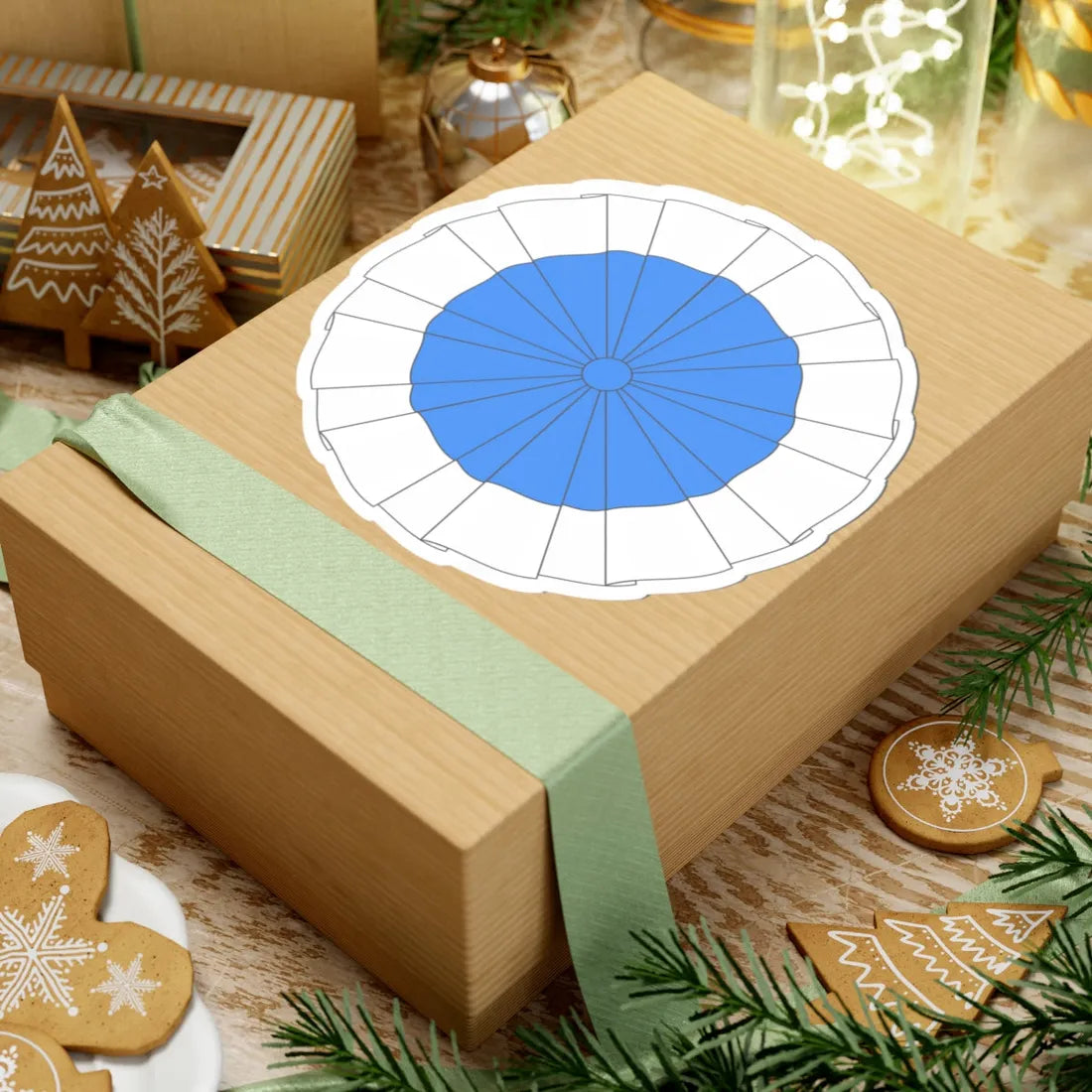 Cockade of Greece 1833 (Greece) (Coat of Arms) STICKER Vinyl Kiss-Cut Decal - The Sticker Space