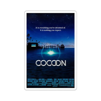 Cocoon 1985 Movie Poster - STICKER Vinyl Kiss-Cut Decal 4 Inch White - The Sticker Space