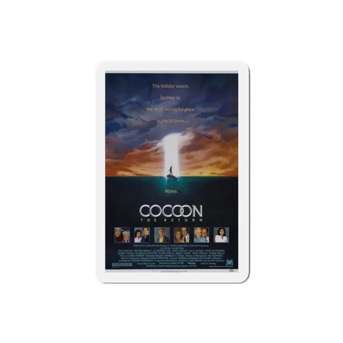 Cocoon The Return 1988 Movie Poster Refrigerator Magnet 2 Inch - The Sticker Space