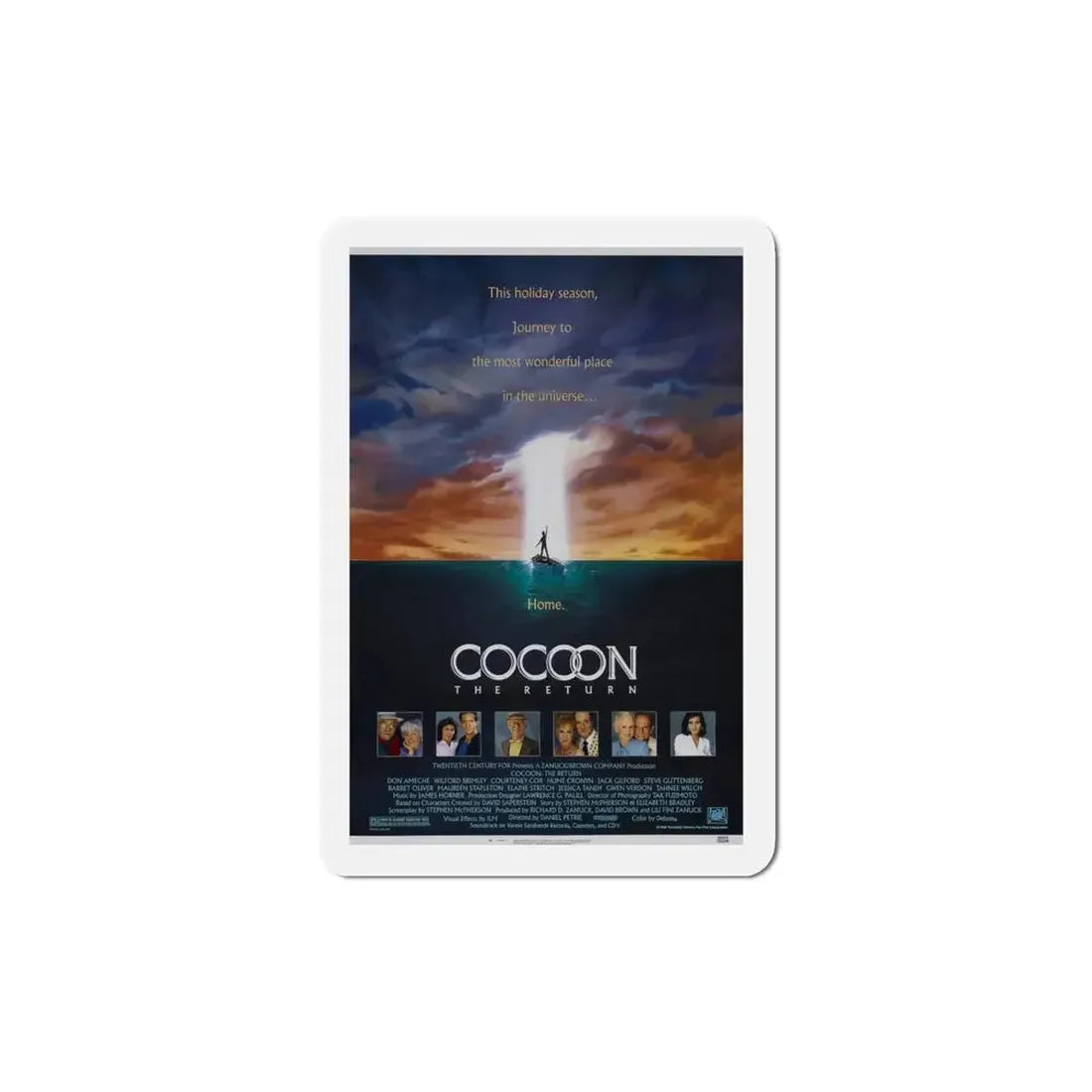 Cocoon The Return 1988 Movie Poster Refrigerator Magnet - The Sticker Space