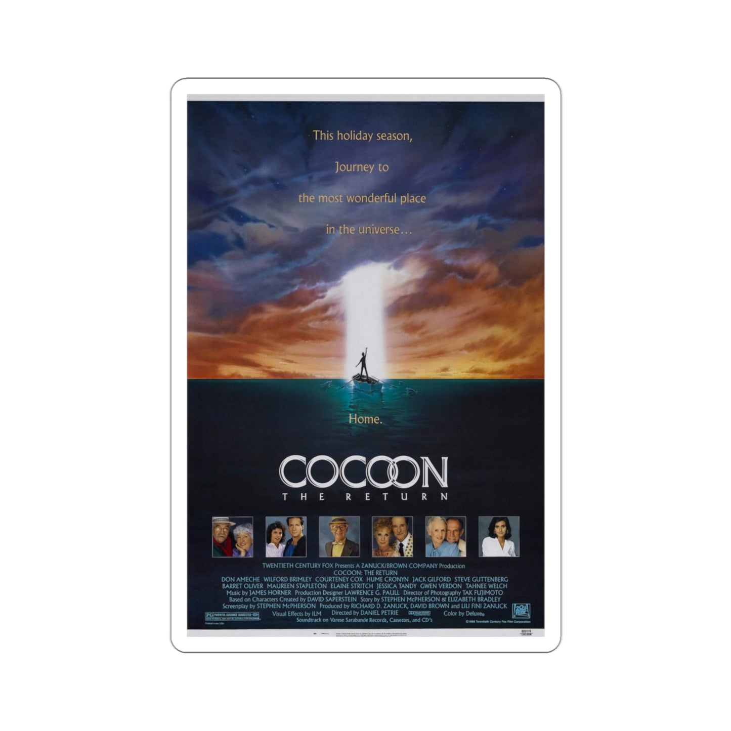 Cocoon The Return 1988 Movie Poster STICKER Vinyl Die-Cut Decal-3 Inch-The Sticker Space