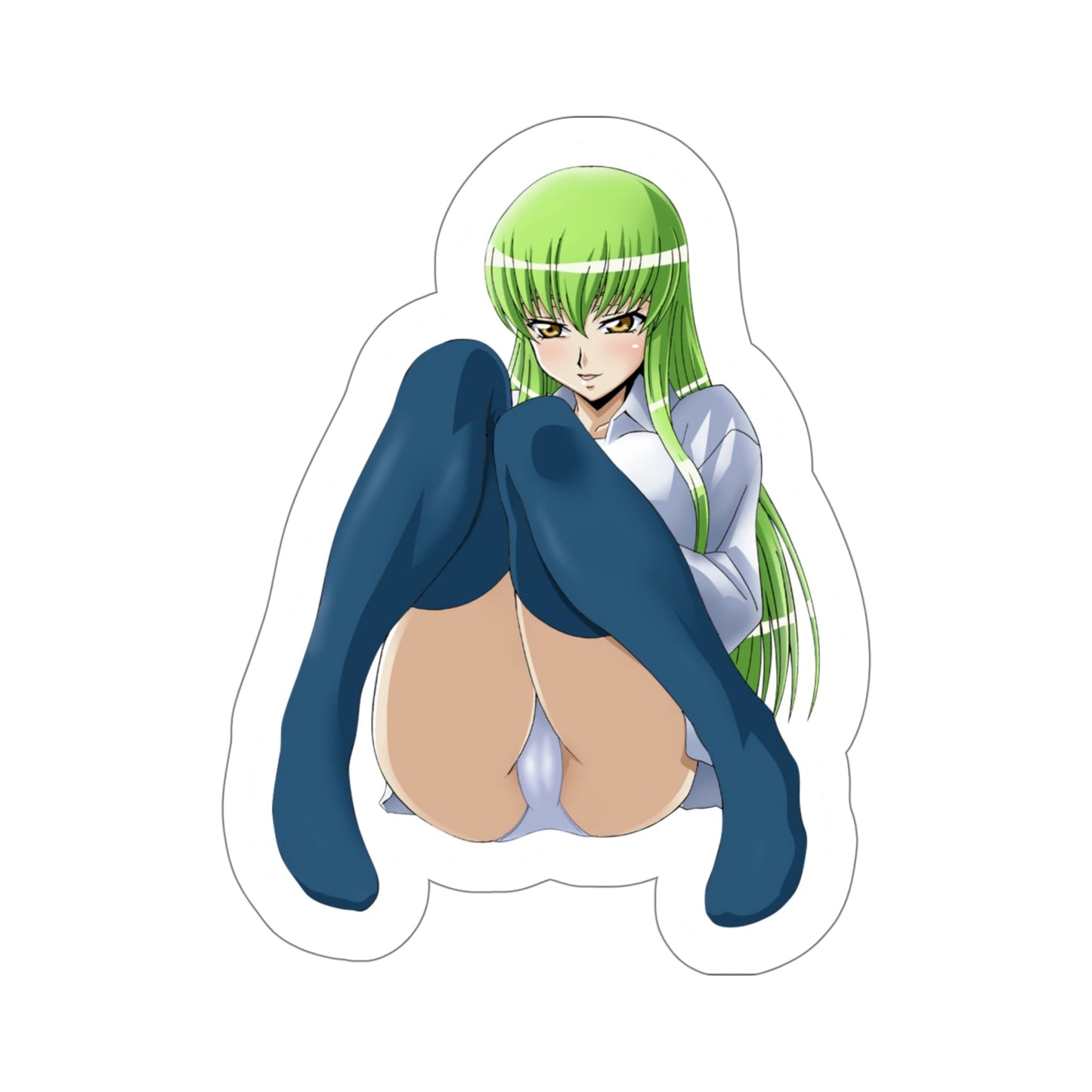 Code Geass - C.C. (Anime/Ecchi/Waifu) STICKER Vinyl Die-Cut Decal-6 Inch-The Sticker Space