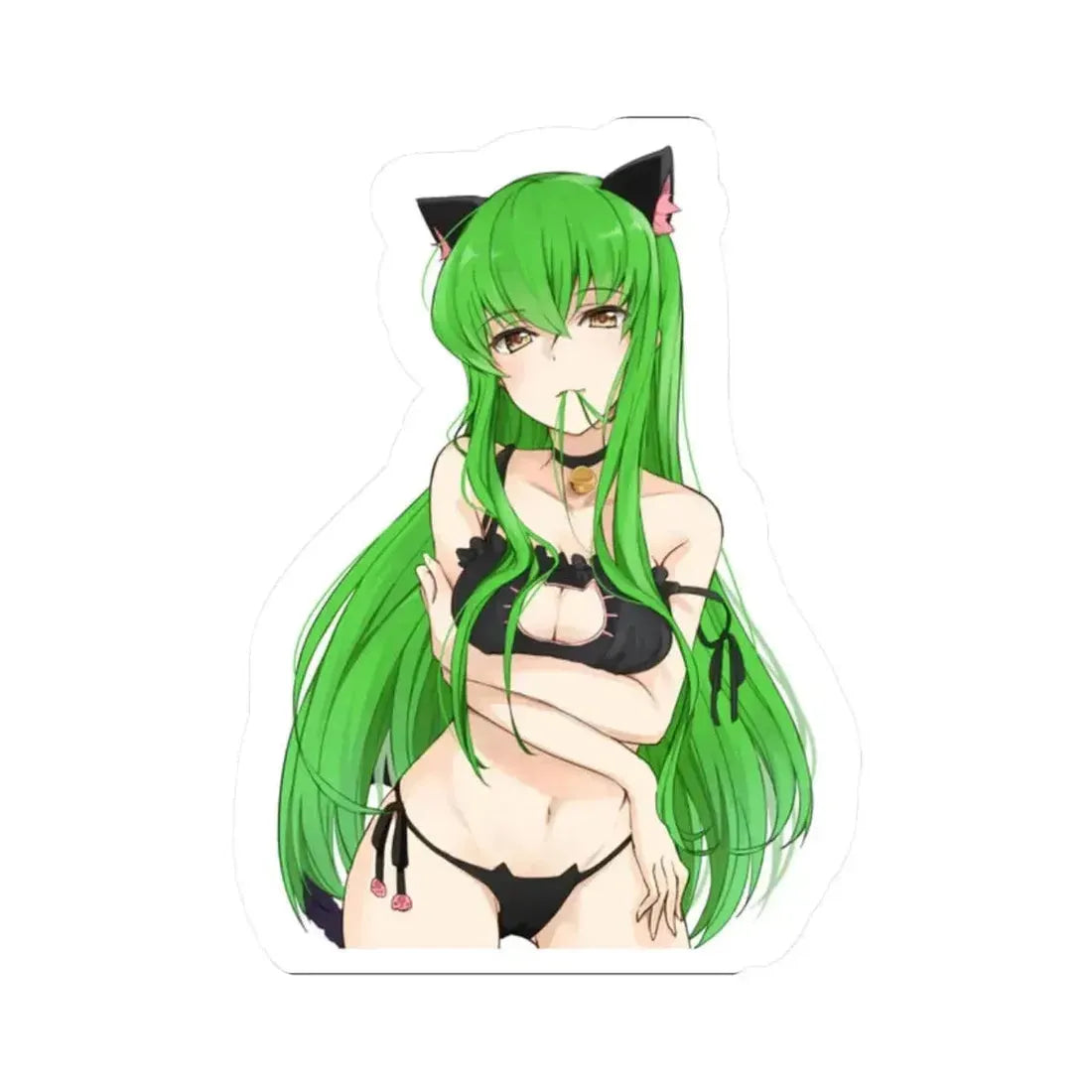 Code Geass CC 2 (Anime/Ecchi) STICKER Vinyl Kiss-Cut Decal 2 Inch White - The Sticker Space