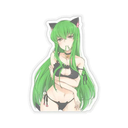 Code Geass CC 2 (Anime/Ecchi) STICKER Vinyl Kiss-Cut Decal 4 Inch Transparent - The Sticker Space