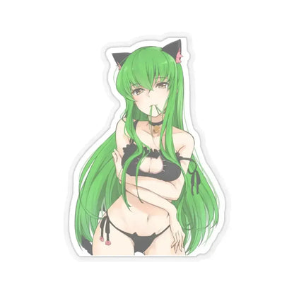 Code Geass CC 2 (Anime/Ecchi) STICKER Vinyl Kiss-Cut Decal 6 Inch Transparent - The Sticker Space