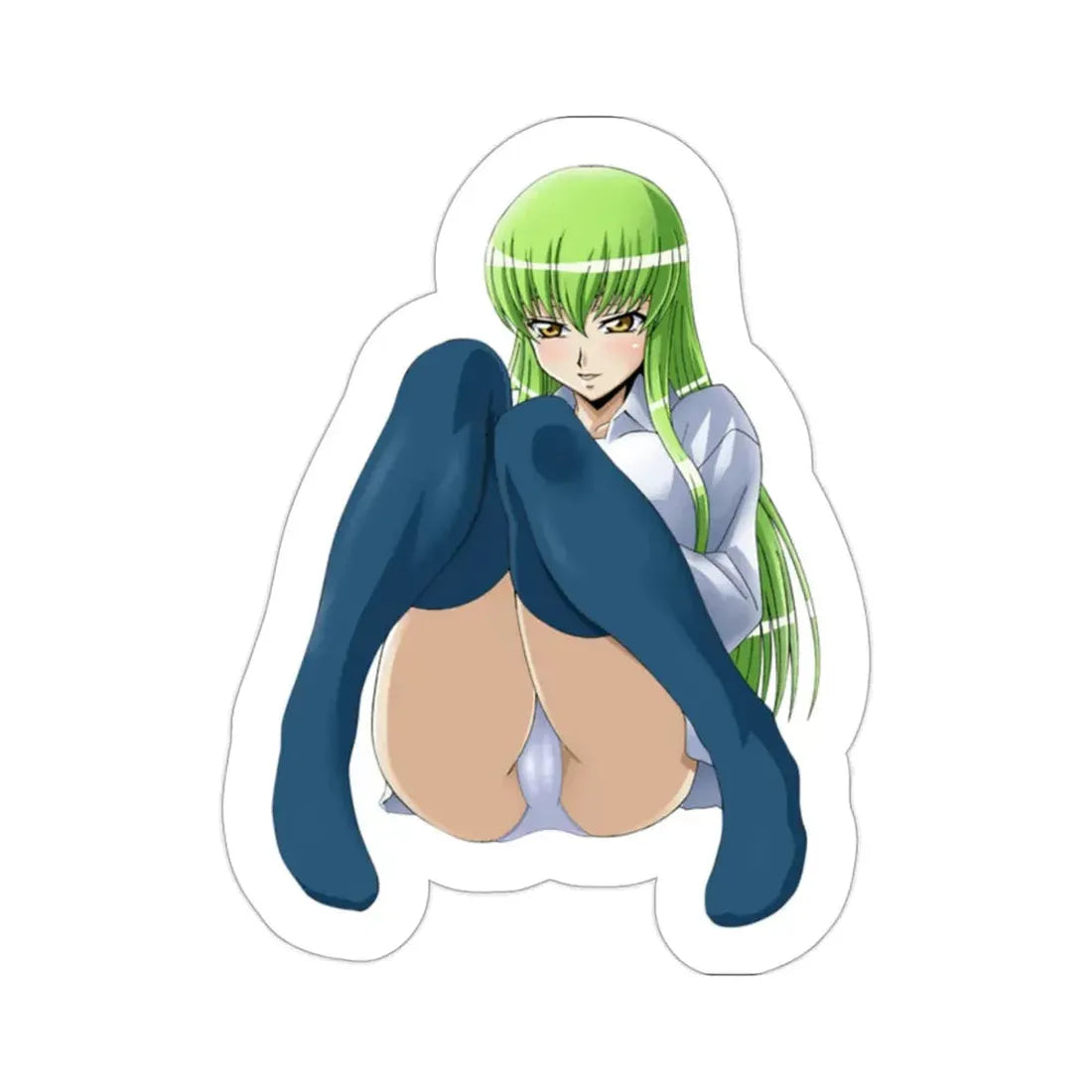 Code Geass - C.C. (Anime/Ecchi/Waifu) STICKER Vinyl Die-Cut Decal 2 Inch - The Sticker Space