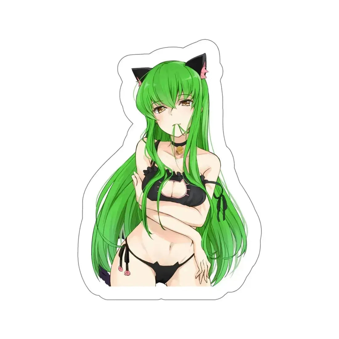 Code Geass - C.C. v2 (Anime/Ecchi/Waifu) STICKER Vinyl Die-Cut Decal 6 Inch - The Sticker Space
