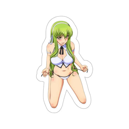 Code Geass - C.C. v3 (Anime/Ecchi/Waifu) STICKER Vinyl Die-Cut Decal 4 Inch - The Sticker Space