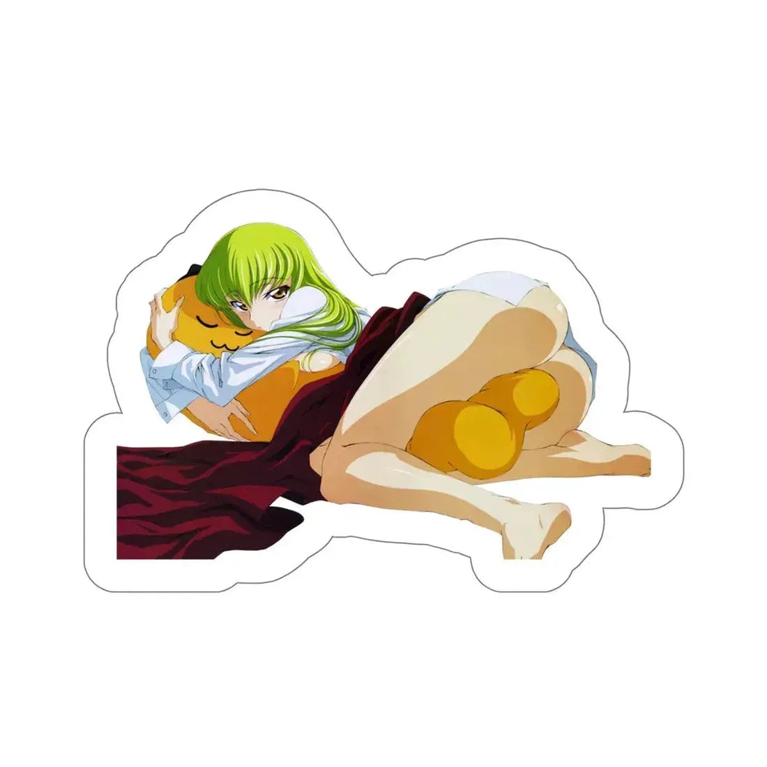 Code Geass - C.C. v4 (Anime/Ecchi/Waifu) STICKER Vinyl Die-Cut Decal 6 Inch - The Sticker Space