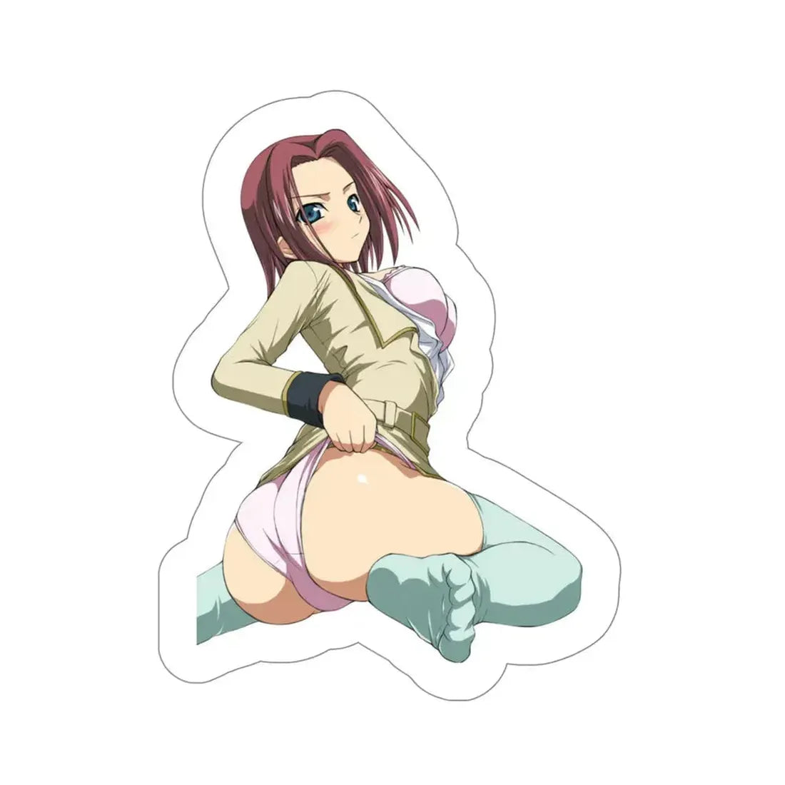 Code Geass - Kallen Stadtfeld (Anime/Ecchi/Waifu) STICKER Vinyl Die-Cut Decal 5 Inch - The Sticker Space