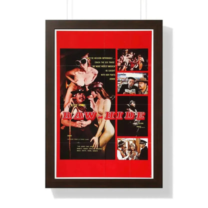 CODE NAME RAW HIDE 1971 - Framed Movie Poster - The Sticker Space