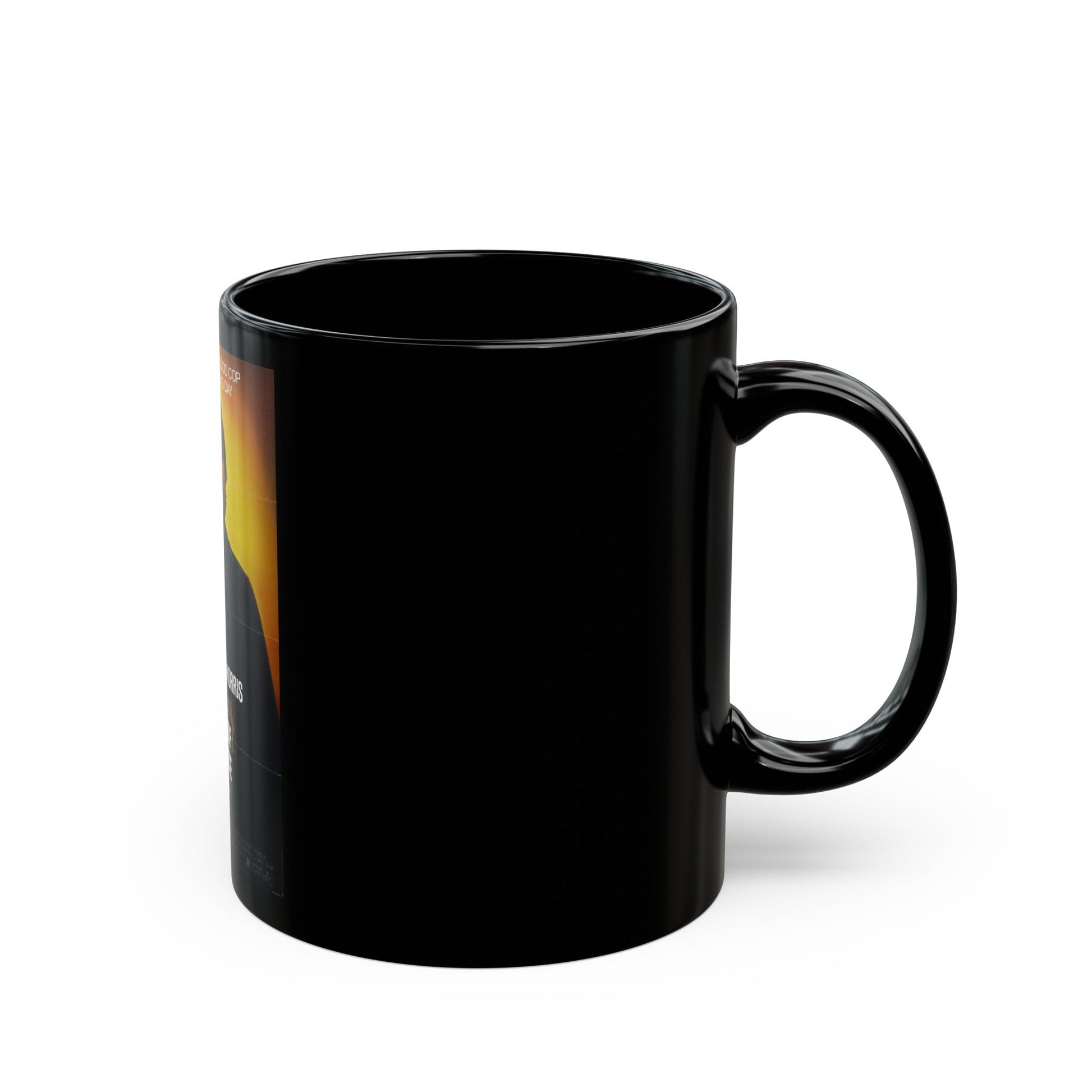 CODE OF SILENCE 1985 Movie Poster - Black Coffee Mug-The Sticker Space