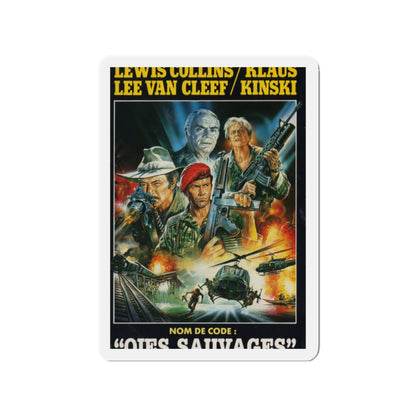 CODENAME WILDGEESE 1984 Movie Poster - Die-Cut Magnet-2" x 2"-The Sticker Space