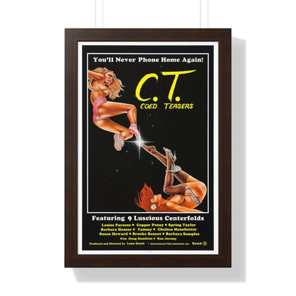 COED TEASERS 1983 - Framed Movie Poster-16″ x 24″-The Sticker Space