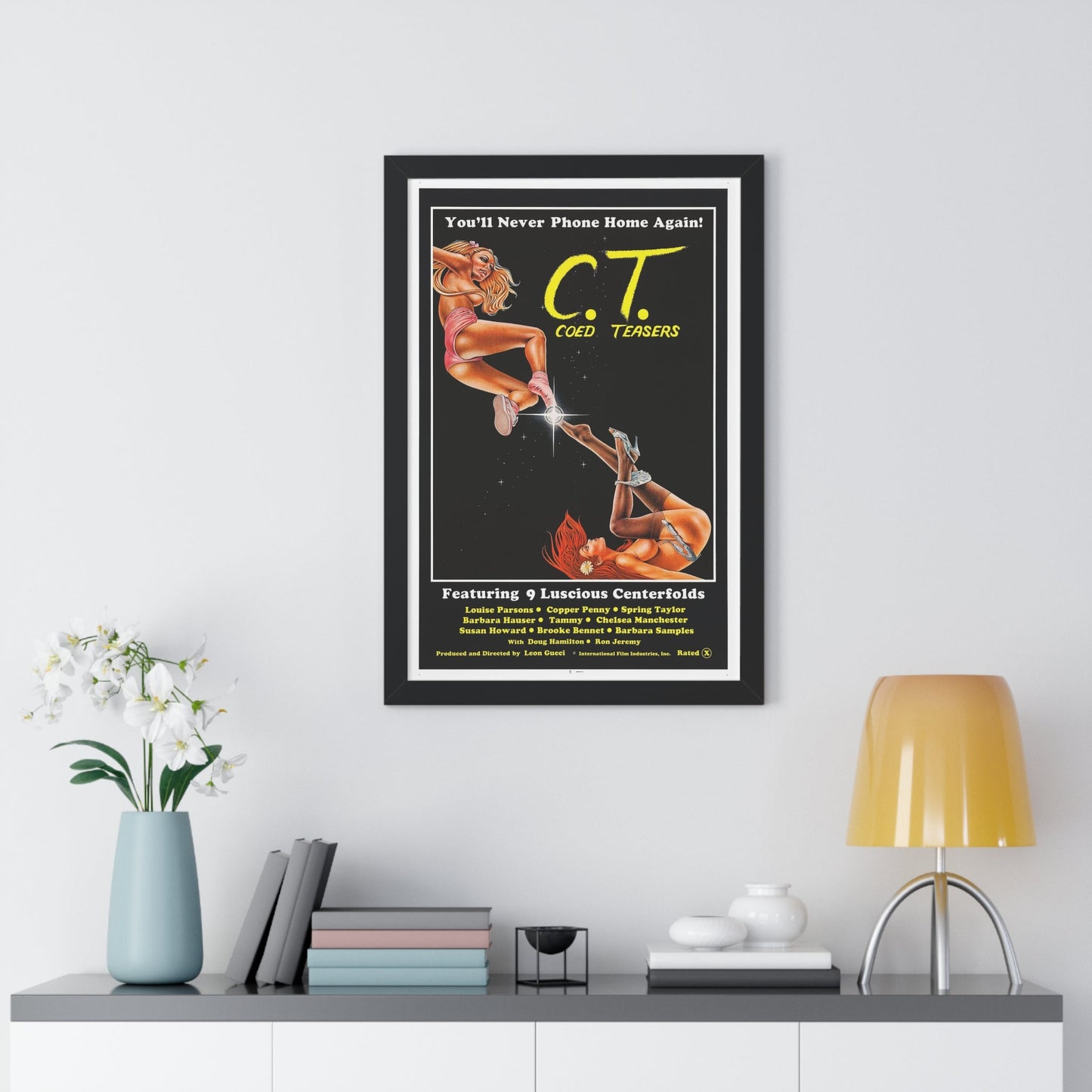 COED TEASERS 1983 - Framed Movie Poster-The Sticker Space