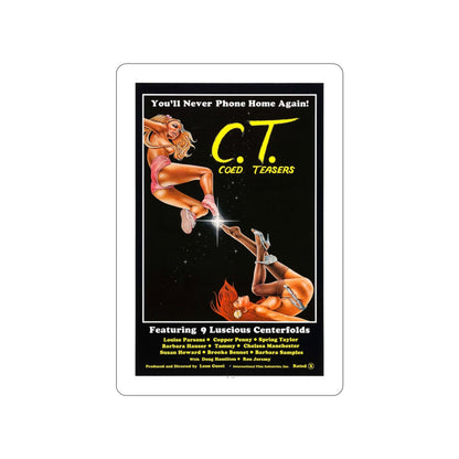 COED TEASERS 1983 Movie Poster STICKER Vinyl Die-Cut Decal-4 Inch-The Sticker Space