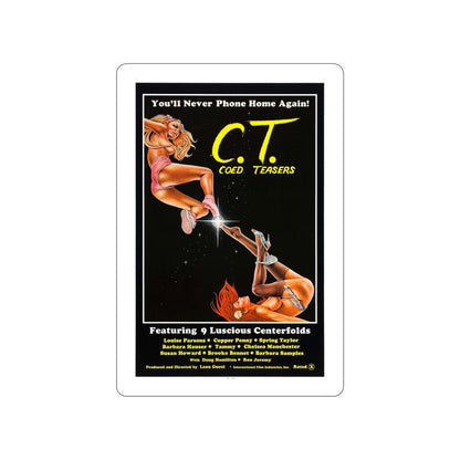 COED TEASERS 1983 Movie Poster STICKER Vinyl Die-Cut Decal-5 Inch-The Sticker Space