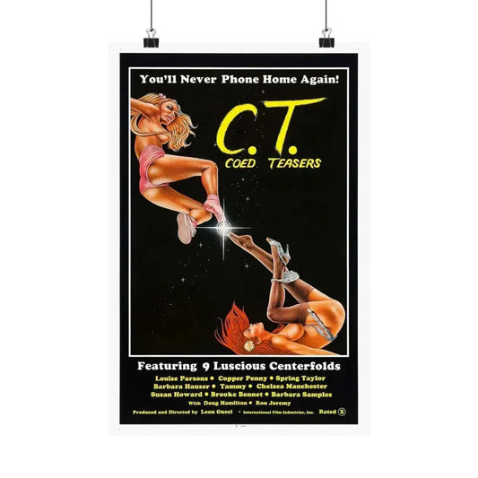 COED TEASERS 1983 - Paper Movie Poster 12″ x 18″ Matte - The Sticker Space