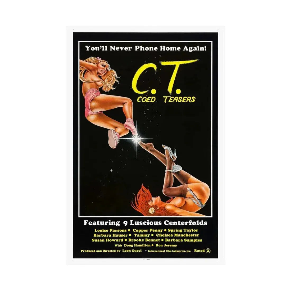 COED TEASERS 1983 - Paper Movie Poster - The Sticker Space