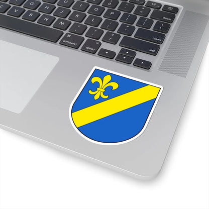 Coeuve-blazon (Switzerland) (Coat of Arms) STICKER Vinyl Kiss-Cut Decal - The Sticker Space