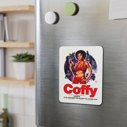 Coffy 1973 2 Movie Poster Die-Cut Magnet-The Sticker Space