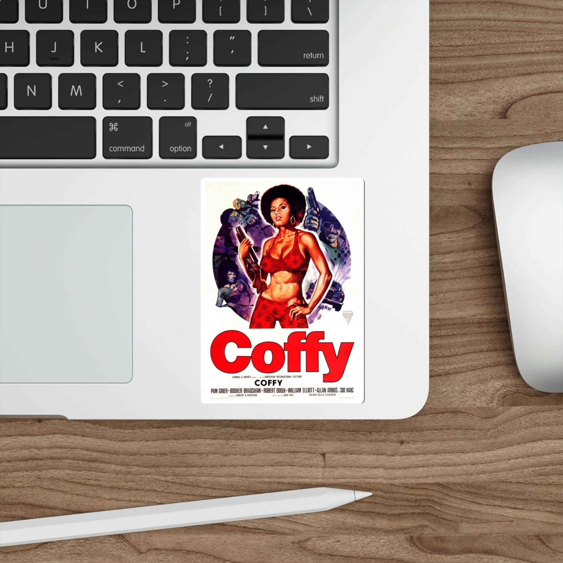 Coffy 1973 2 Movie Poster STICKER Vinyl Die-Cut Decal-The Sticker Space