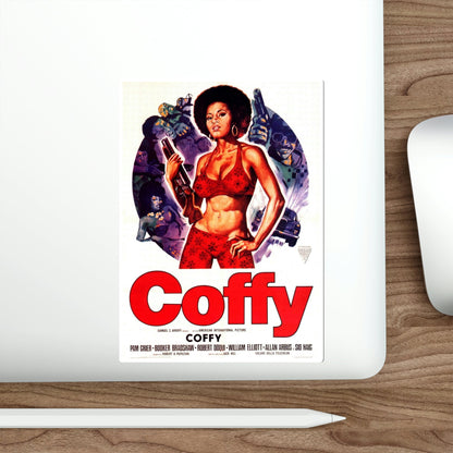 Coffy 1973 2 Movie Poster STICKER Vinyl Die-Cut Decal-The Sticker Space