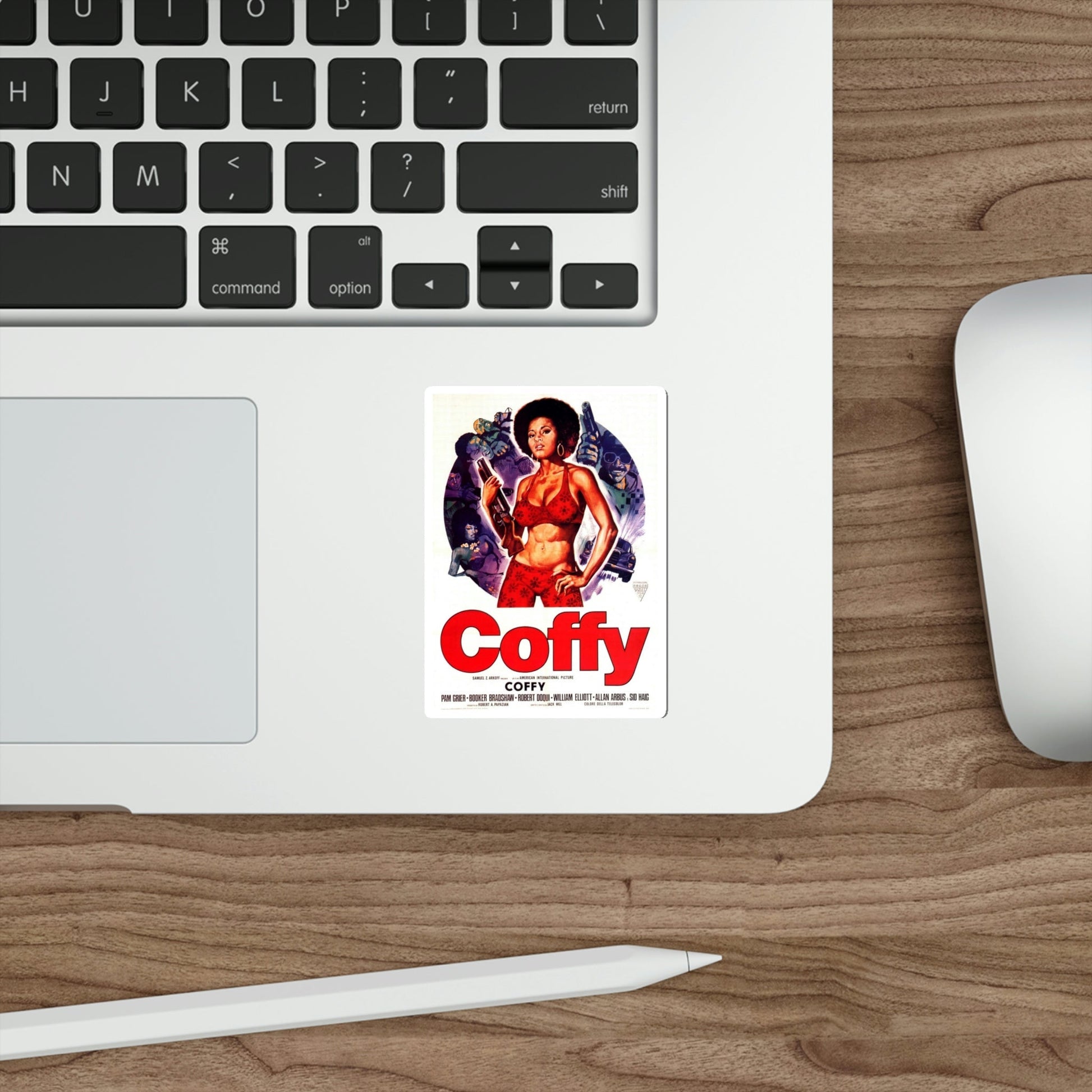 Coffy 1973 2 Movie Poster STICKER Vinyl Die-Cut Decal-The Sticker Space