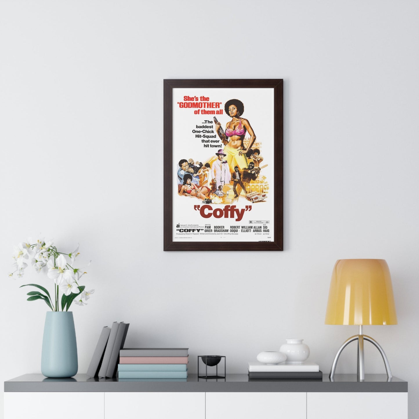 COFFY 1973 - Framed Movie Poster-The Sticker Space