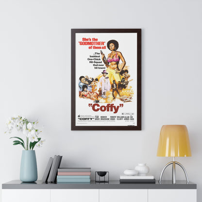 COFFY 1973 - Framed Movie Poster-The Sticker Space