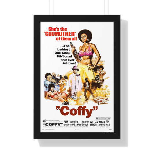 COFFY 1973 - Framed Movie Poster-16″ x 24″-The Sticker Space