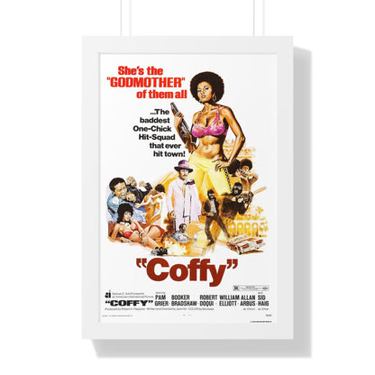 COFFY 1973 - Framed Movie Poster-16″ x 24″-The Sticker Space