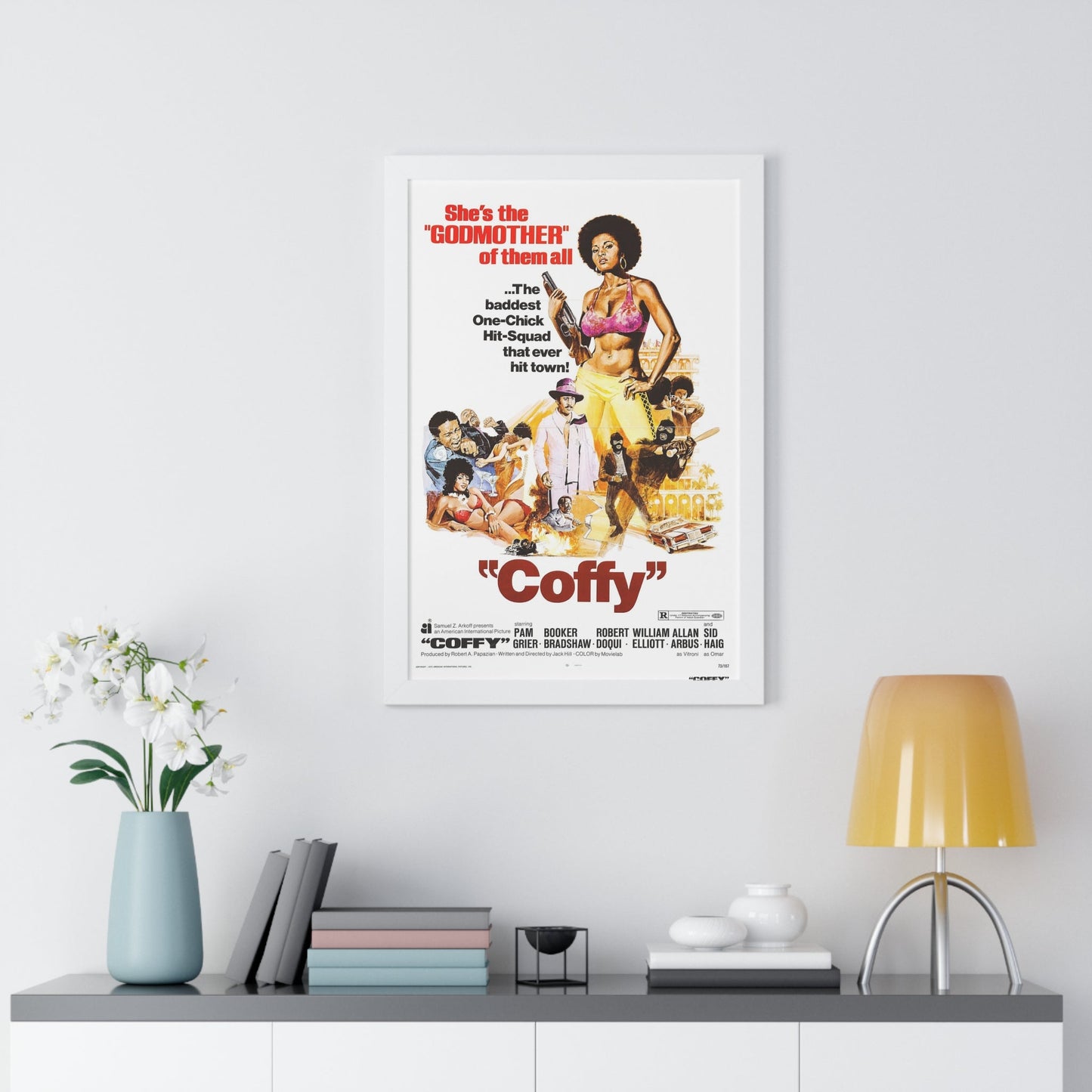 COFFY 1973 - Framed Movie Poster-The Sticker Space