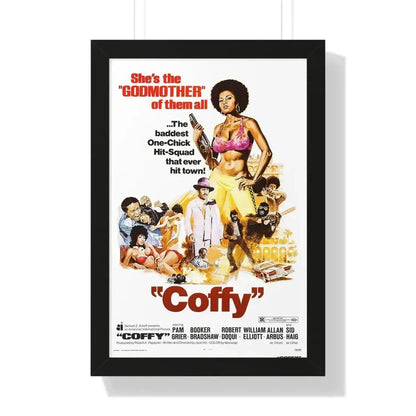 COFFY 1973 - Framed Movie Poster - The Sticker Space