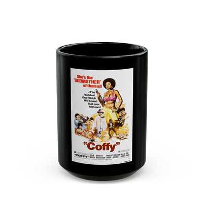 COFFY 1973 Movie Poster - Black Coffee Mug-15oz-The Sticker Space