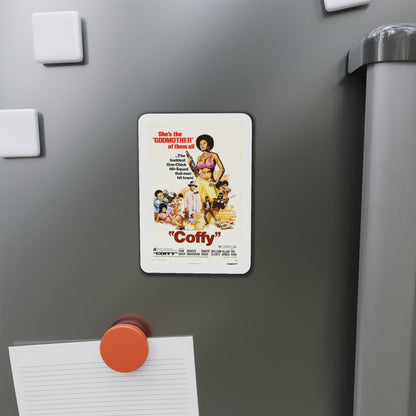 Coffy 1973 Movie Poster Die-Cut Magnet-The Sticker Space