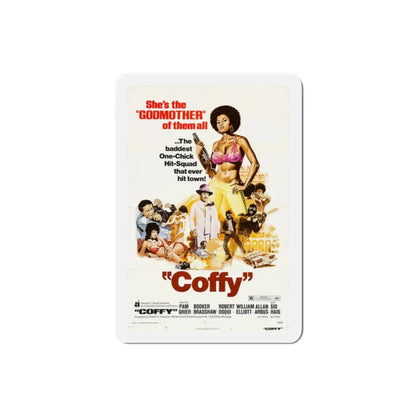 Coffy 1973 Movie Poster Refrigerator Magnet - The Sticker Space