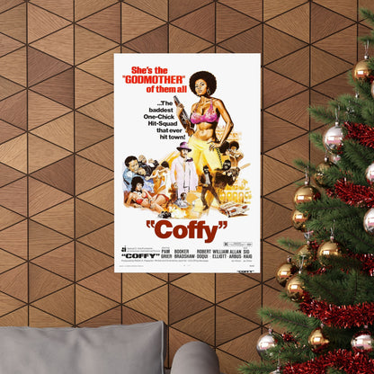 COFFY 1973 - Paper Movie Poster-The Sticker Space