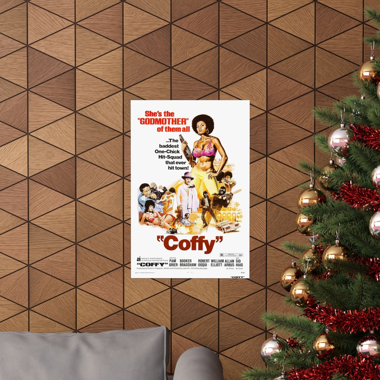 COFFY 1973 - Paper Movie Poster-The Sticker Space