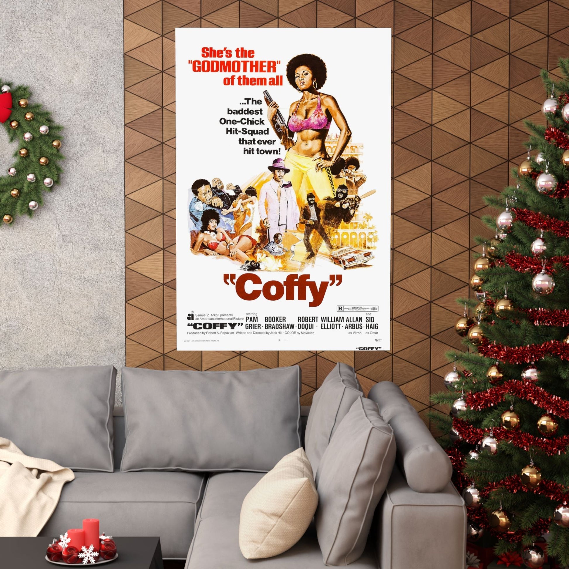 COFFY 1973 - Paper Movie Poster-The Sticker Space